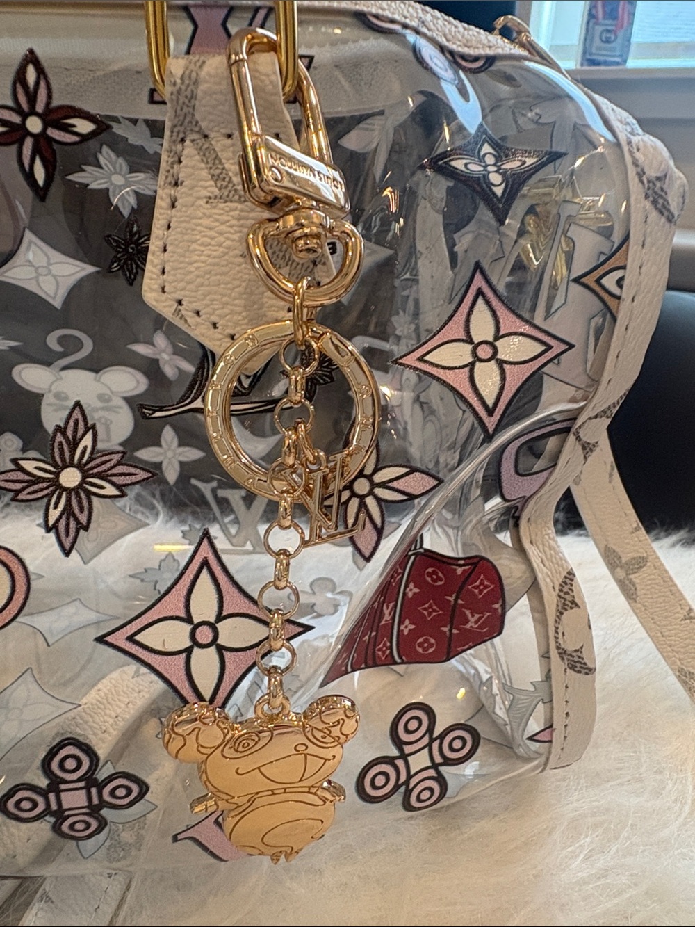 New Cute Fashion Designer Stadium CrossBody Hand Bag & Zipper Pouch Set & Charm - Picture 14 of 14
